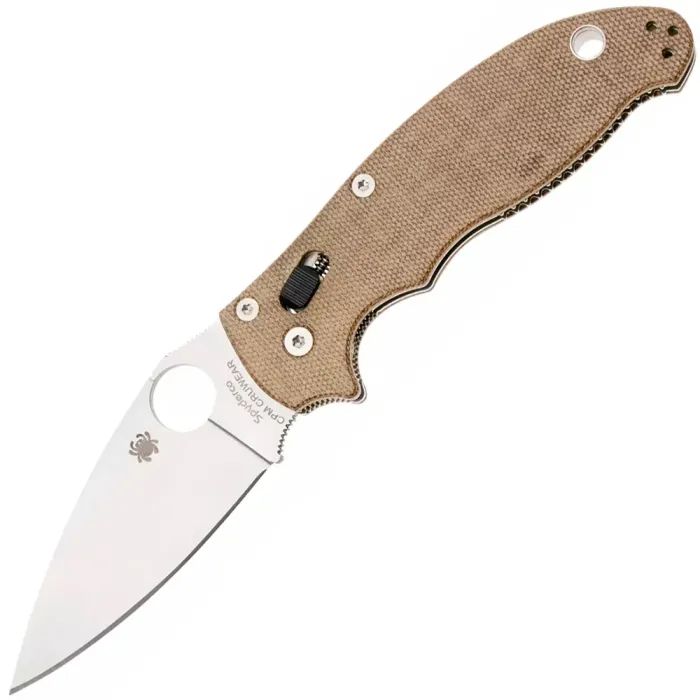 Нож Spyderco Manix 2 CPM Cru-Wear Micarta Brown Фото