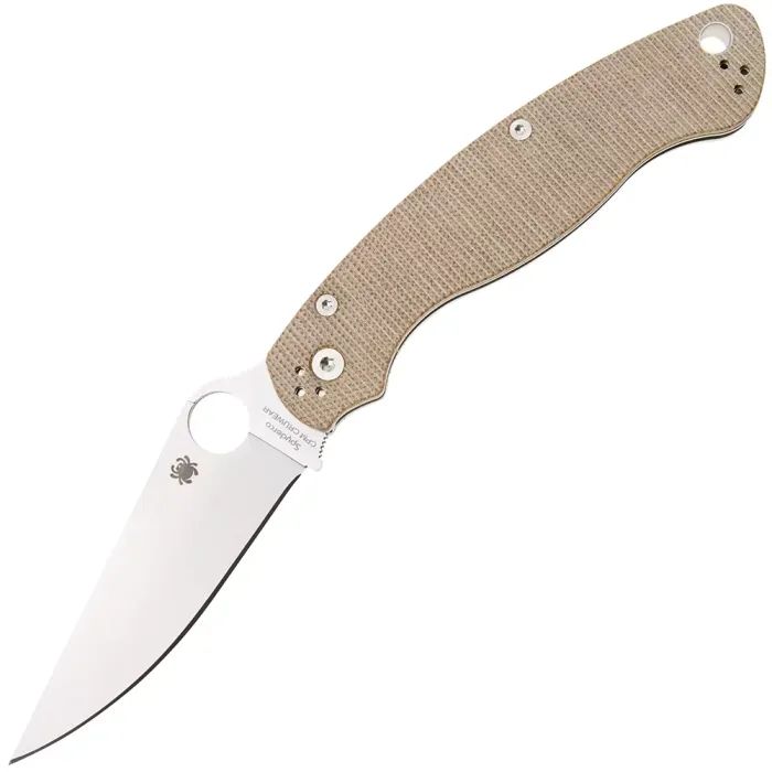 Нож Spyderco Military 2 CPM Cru-Wear Micarta Brown Фото