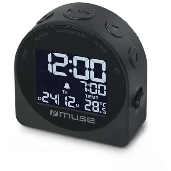 Настольные часы Muse цифровий чорний Фото
