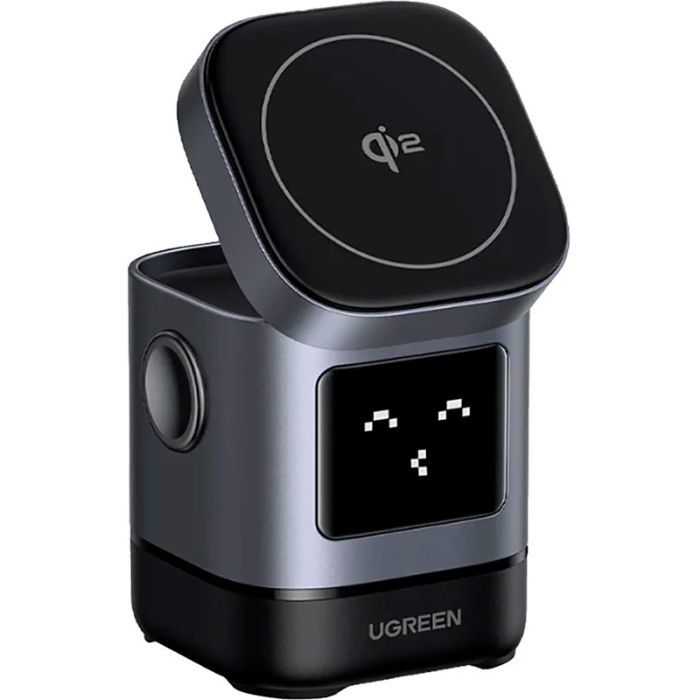Зарядное устройство Ugreen 2-in-1 wireless iPhone + AirPods W709 gray Фото