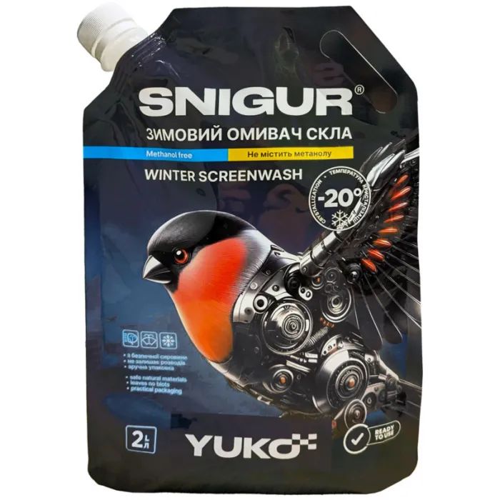 Омыватель автомобильный Yuko SNIGUR -20 2л Фото