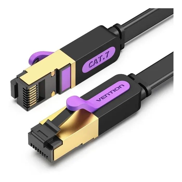 Патч-корд Vention 1.5м FTP cat 7 RJ-45 black Фото