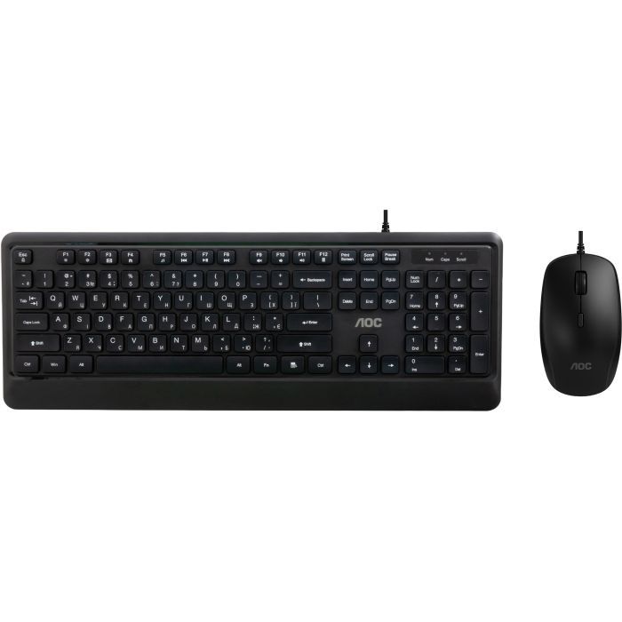 Комплект AOC KM220B USB UA Black Фото