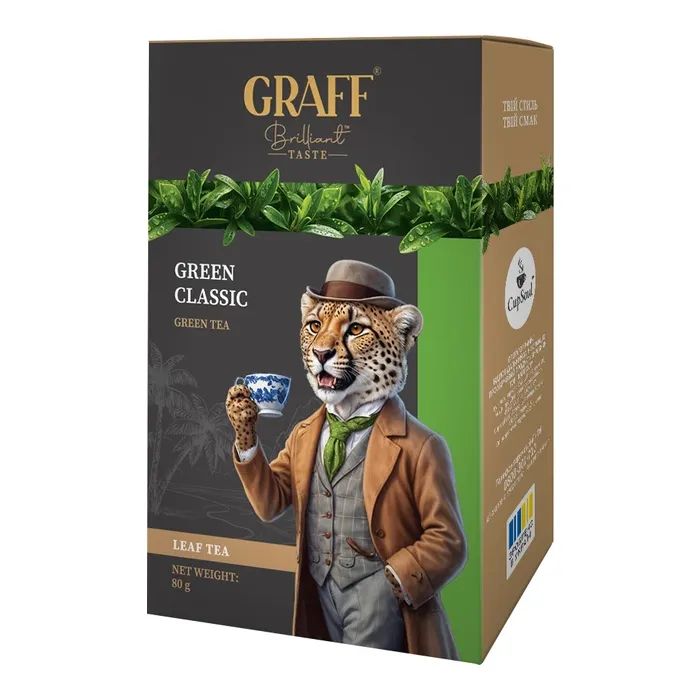 Чай Graff Green Classic листовой 80 г Фото