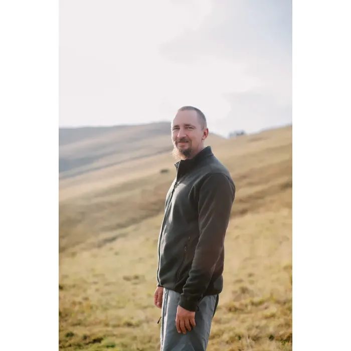 Кофта Tribe Fleece Jacket Full Zip T-KJ-0011-olive, 54 Фото