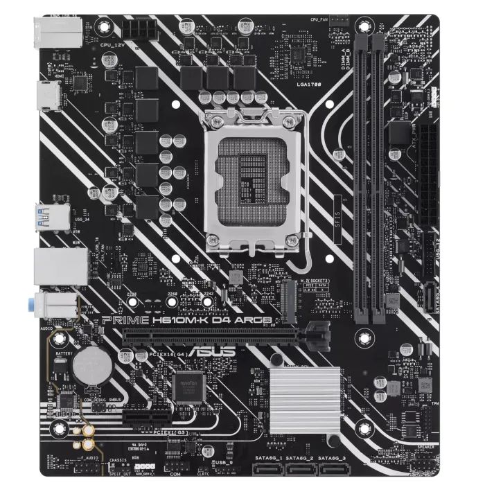 Материнская плата ASUS PRIME H610M-K D4 ARGB Фото