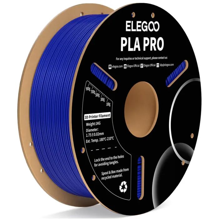 Пластик для 3D-принтера ELEGOO PLA PRO 1кг, 1.75мм, blue Фото