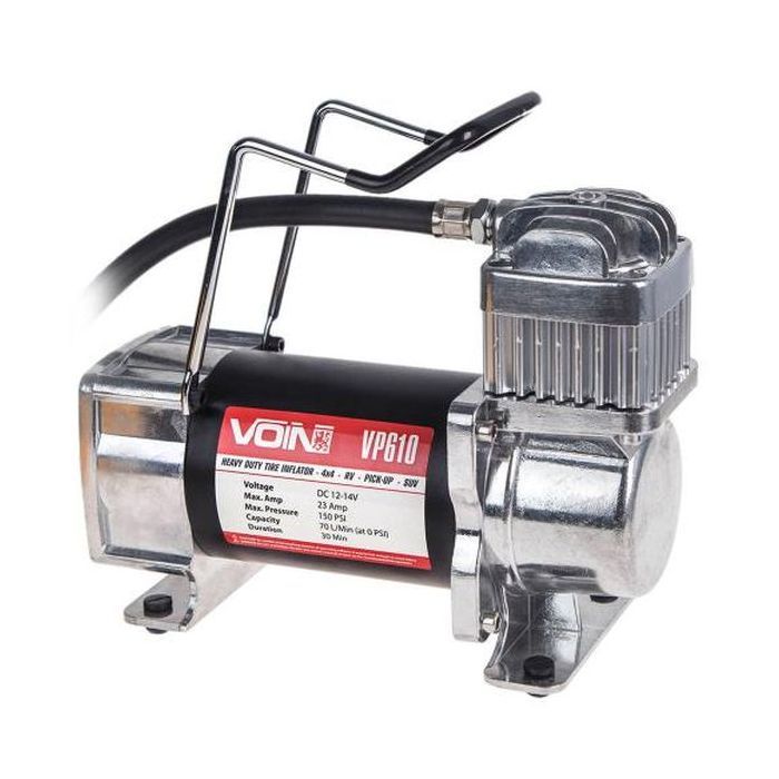 Автомобильный компрессор VOIN VP-610 150psi/23Amp/70л Фото