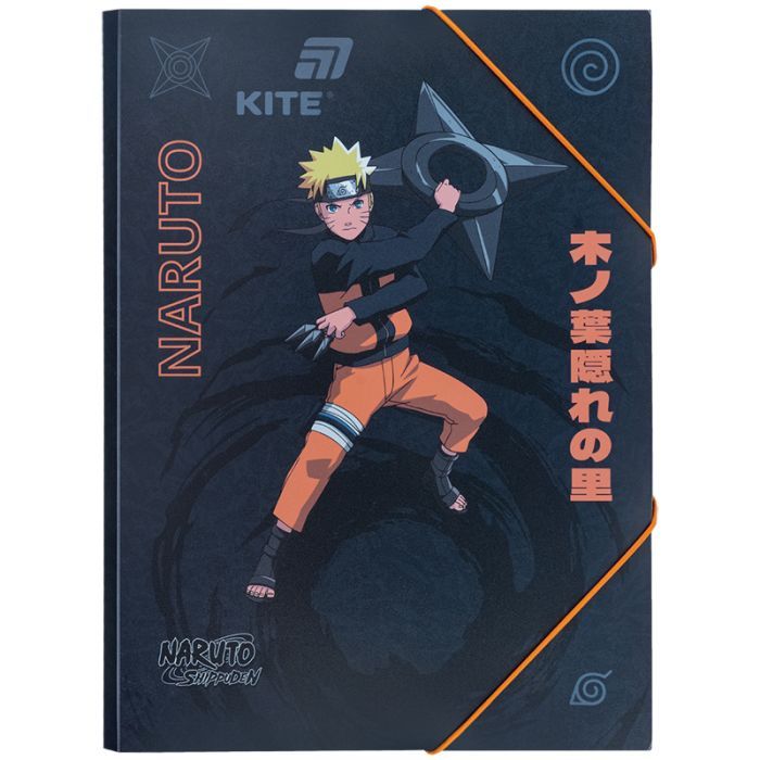 Папка на резинках Kite A4 Naruto Фото