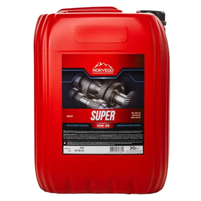 Моторное масло NORVEGO SUPER 10W40 20л Фото