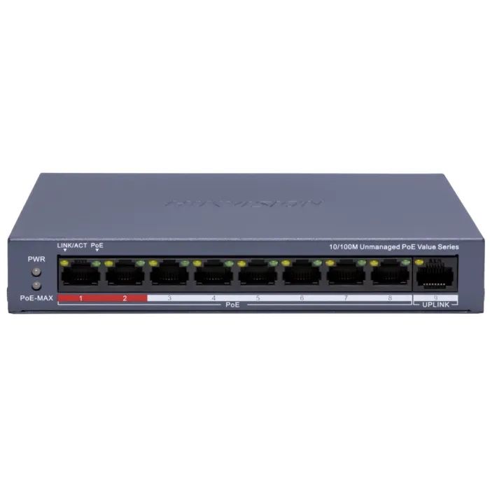 Коммутатор сетевой Hikvision DS-3E0109P-E/M(C) Фото