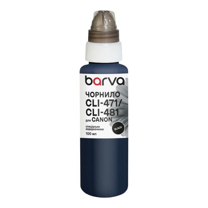 Чернила Barva Canon CLI-471/CLI-481 100 мл, special, black Фото