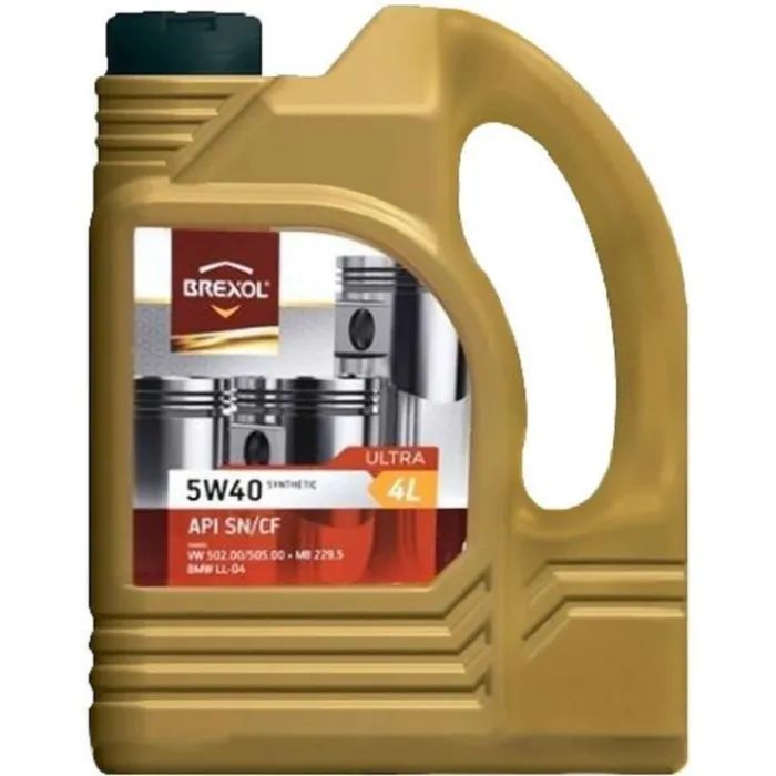 Моторное масло BREXOL ULTRA 5W40 SN/CF 4л Фото
