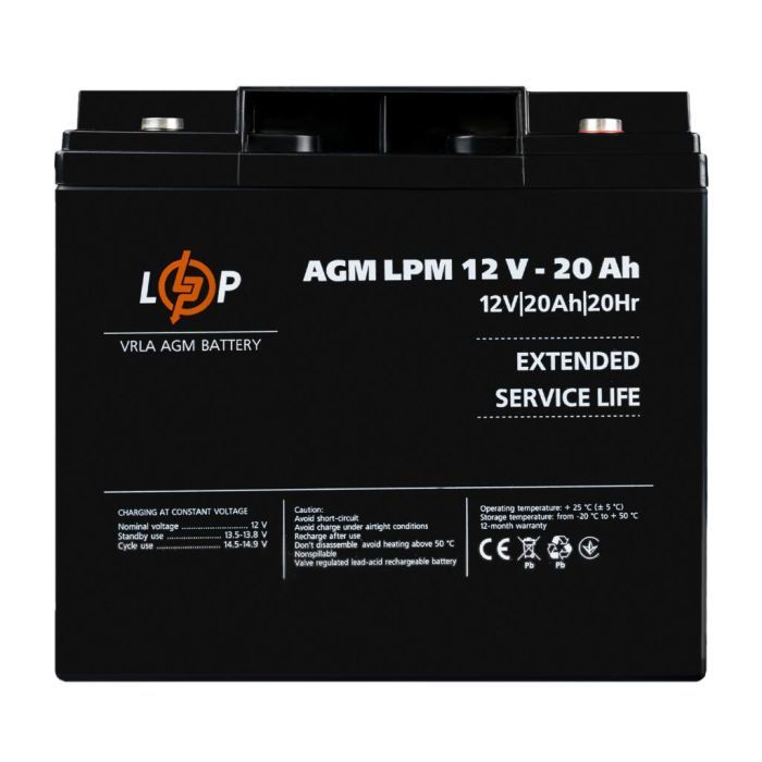 Батарея к ИБП LogicPower 12V 20Ah LP-6-DZM-20 Фото