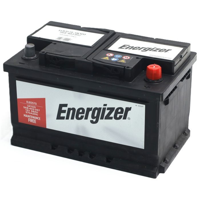 Аккумулятор автомобильный Energizer 68Ah-12v R, EN570 Фото