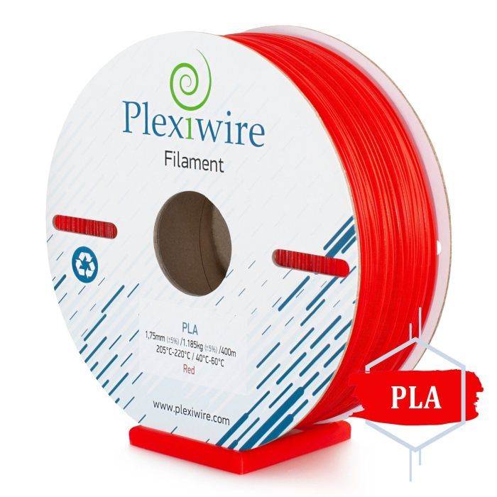 Пластик для 3D-принтера Plexiwire PLA1.75mm 1.2kg/400m Red Фото