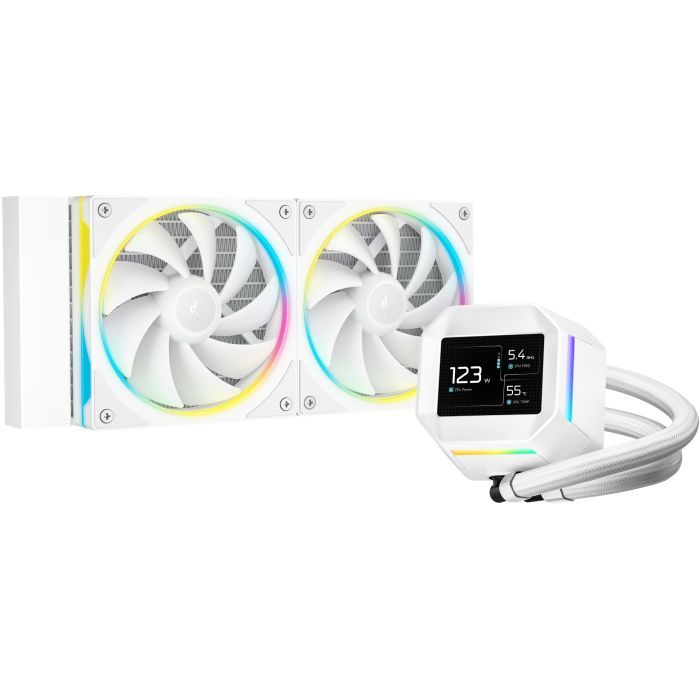 Система жидкостного охлаждения Deepcool LM240 WH Фото