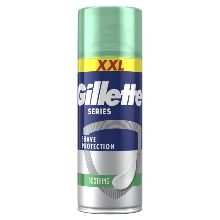 Пена для бритья Gillette Series Soothing Для чутливої шкіри з алое вера 400 Фото