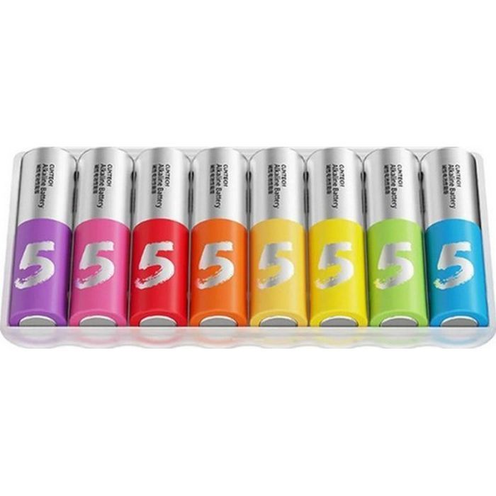 Батарейка CUKTECH AA high-performance rainbow alkaline battery * 8 Фото