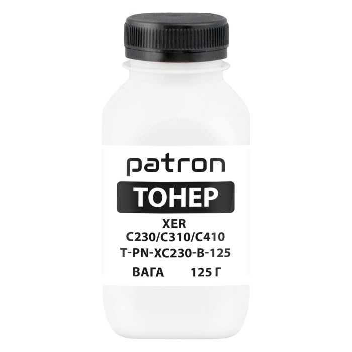Тонер Patron XER C230/C310/C410, 125 г, Black Фото