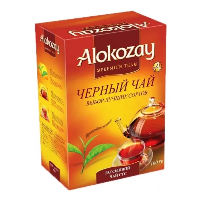 Чай Alokozay чорний гранульований СТС 90 г Фото