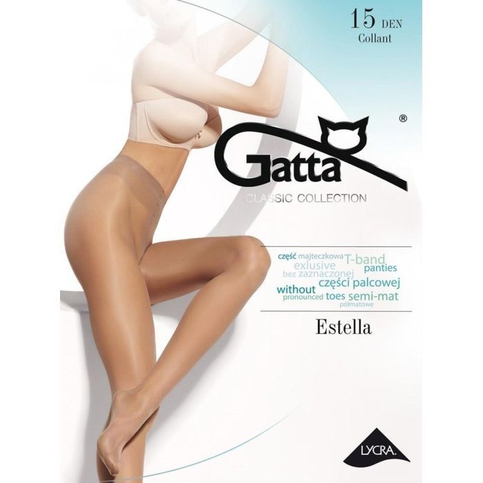 Колготы Gatta Estella 15 Den Golden - 2 Фото