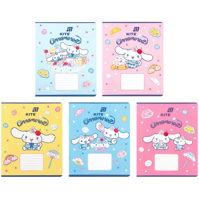 Тетрадь Kite Cinnamoroll, 18 аркушів, клітинка Фото