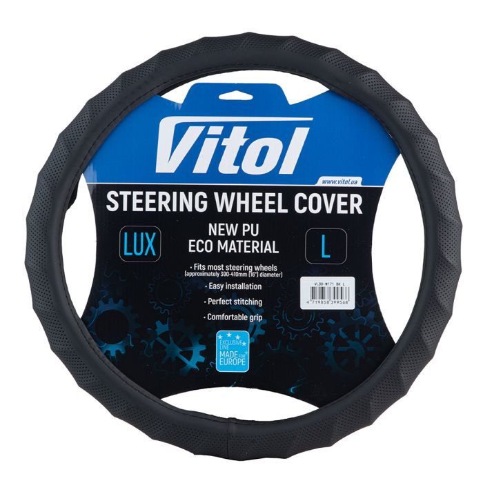 Чехол на руль VITOL L чорн Фото
