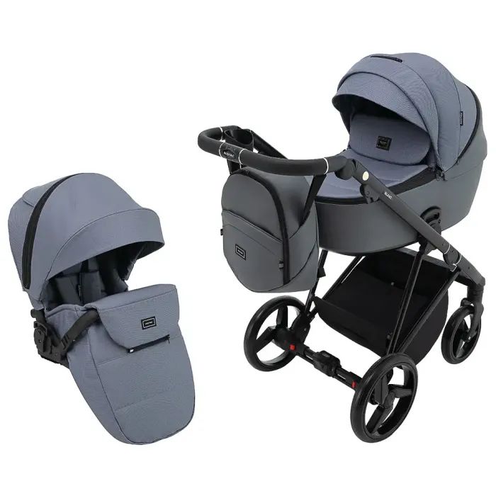 Коляска Adamex 2 в 1 Blanc Lux PS-108 Фото