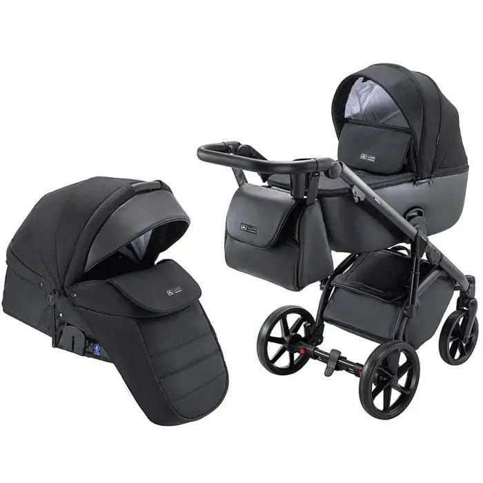 Коляска Adamex 2 в 1 Nola Natura 11 carbon Фото