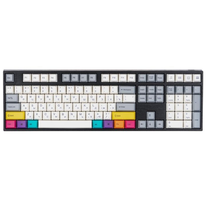 Клавиатура Varmilo APT108 CMYK Daisy L Wireless White Led UA Фото