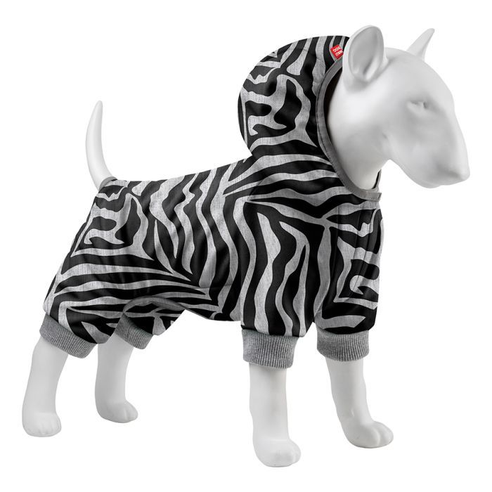 Комбинезон для животных WAUDOG Clothes "Зебра" софтшелл S30 Фото